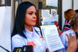 Pide Adriana Flores no votar por Carolina Viggiano para que enfrente denuncia sin fuero