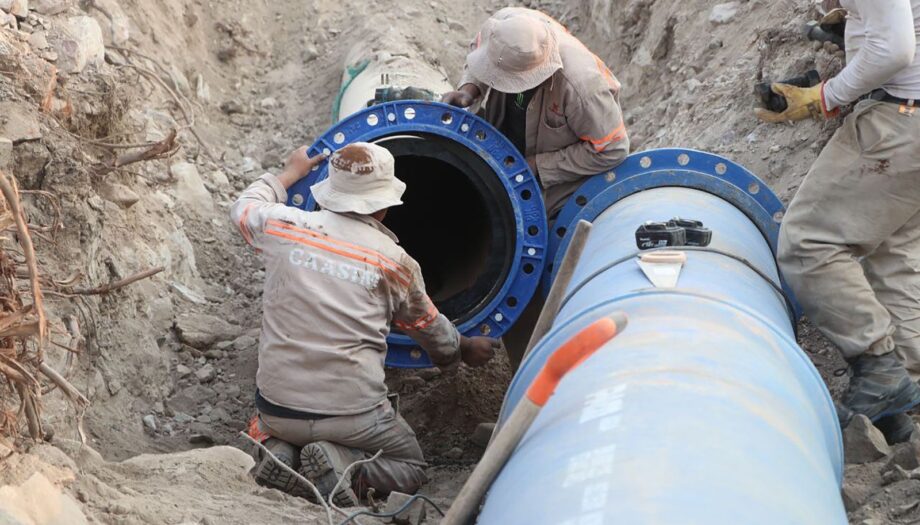 Entra en funcionamiento nueva línea de conducción de agua potable en Pachuca