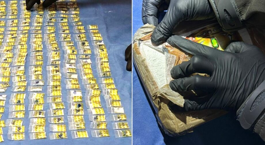 Incauta Procuraduría un kilo de cocaína y narcóticos en Ixmiquilpan