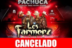 Cancelan concierto de Los Farmerz en Pachuca: anuncian reembolsos