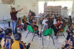 Lleva SEPH talleres artísticos a escuelas de Hidalgo