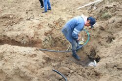Tulancingo reubica red de agua potable por pavimentación