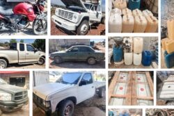 Desmantelan bodega ilegal de combustible en Alfajayucan y aseguran flotilla de vehículos