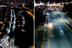 Más luz y mayor seguridad: renuevan iluminación del bulevar Nuevo Hidalgo