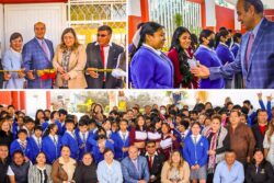 Natividad Castrejón inaugura comedor escolar en Tlahuelilpan