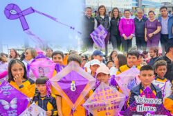 Papalotes por la igualdad: SEPH conmemora el 8M con estudiantes en el Parque Cultural Hidalguense