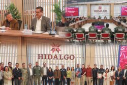 Menchaca supervisa avances del tren AIFA-Pachuca; prevén operación en 2027