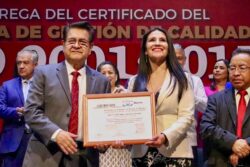 Secretaría de Gobierno obtiene certificación ISO 9001:2015 en atención ciudadana