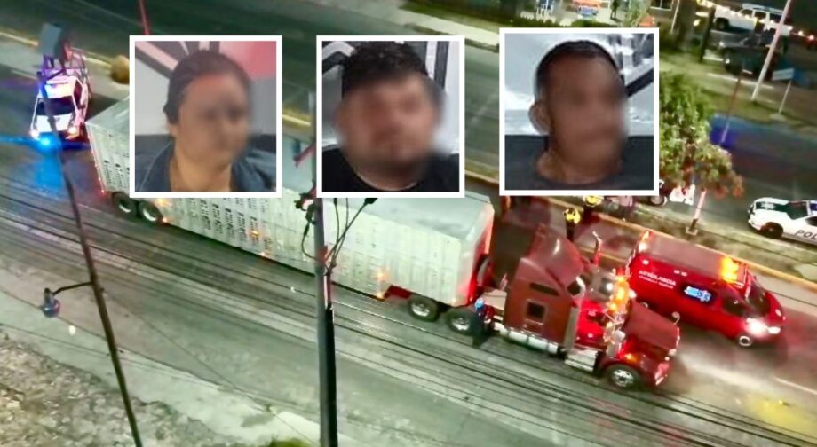 Cazan desde el aire: drones frustran asalto a tráiler en Pachuca y capturan a banda