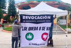 IEEH amonesta a promoventes de revocación de mandato por fallas en informes financieros