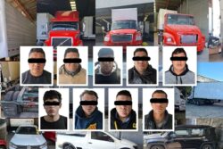 Desmantelan red de robo de carga en Apan; hay nueve detenidos