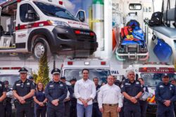 Jorge Reyes fortalece la atención de emergencias en Pachuca con tres ambulancias