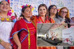 El Tenango más grande del mundo muestra riqueza de Hidalgo en el Zócalo de la CDMX
