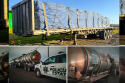 Recuperan 67 mil litros de diésel y 37 toneladas de cemento robados en carreteras de Hidalgo