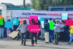 Transportistas exigen inclusión en obras de la termoeléctrica de Tula; logran diálogo