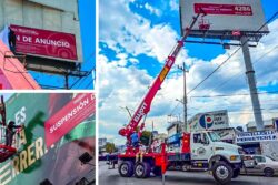 Pachuca también va contra espectaculares irregulares; intensifican clausuras en la ciudad