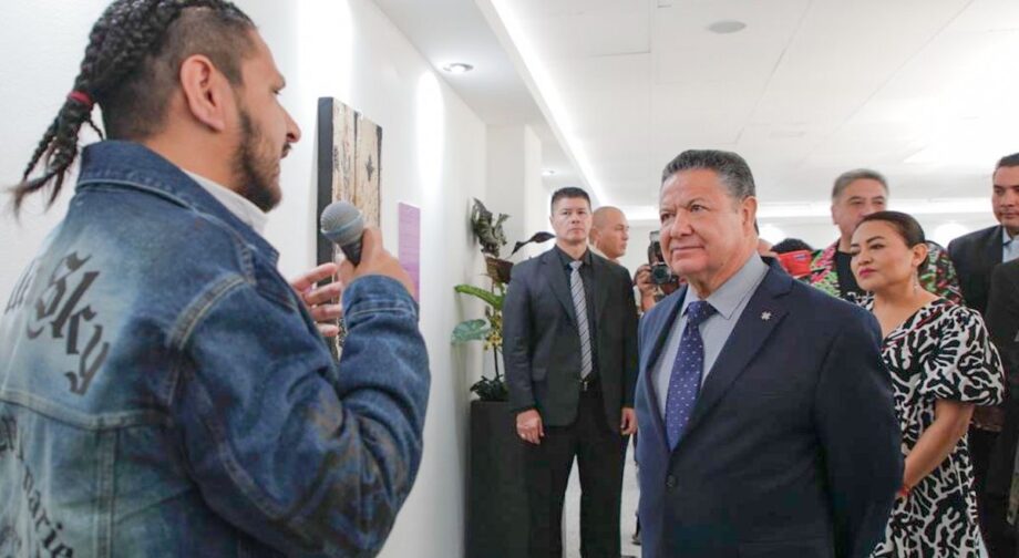 Palacio de Gobierno abre sus puertas al arte con la intervención gráfica “Hióki”