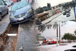 Tormenta colapsa vialidades en Pachuca y Mineral de la Reforma; hay daños