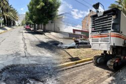 Inicia SIPDUS pavimentación hidráulica de avenida Madero de Pachuca