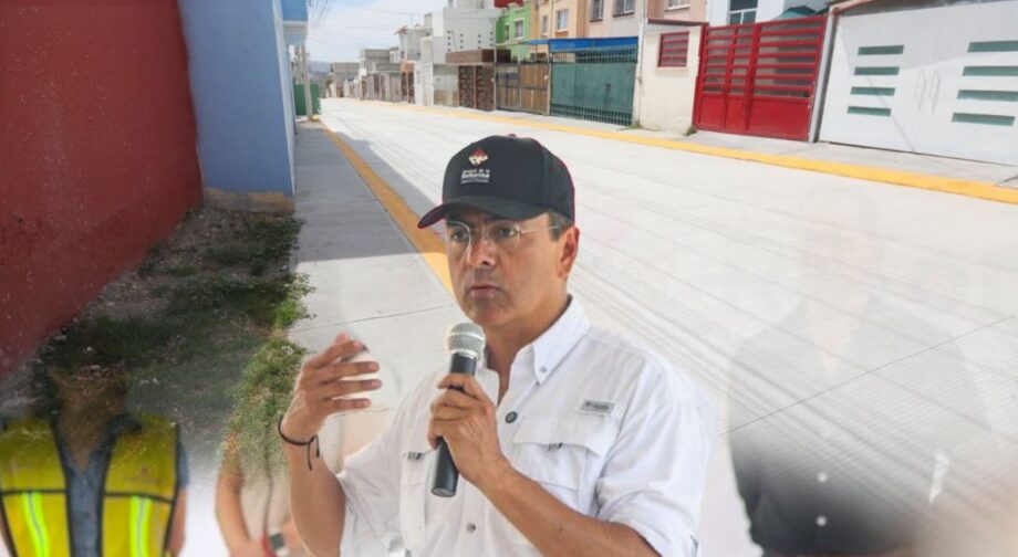 Refuerzan infraestructura en El Saucillo con pavimentación y red hidráulica