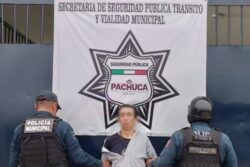 Presunto ladrón de baterías termina detenido en Pachuca; le aseguran bolsas con droga