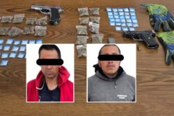 Tras alerta por venta de sustancias, detienen a dos con droga y arma en Actopan