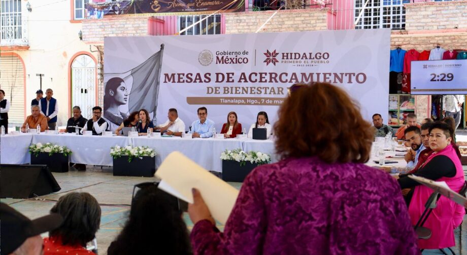Mesas de Bienestar y Paz acercan apoyos y atención a mujeres en Tlanalapa