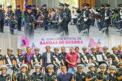 Retumban tambores en Hidalgo con concurso estatal de bandas de guerra