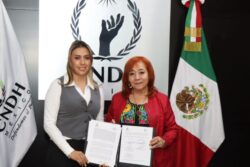 Firman convenio CNDH y CDHEH para capacitación y atención en derechos humanos
