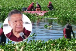 PEMEX y Gobierno de Hidalgo alistan estrategia para limpiar la presa Endhó