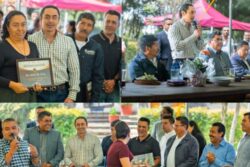 Reconoce Huasca a maestras y maestros por décadas de entrega educativa