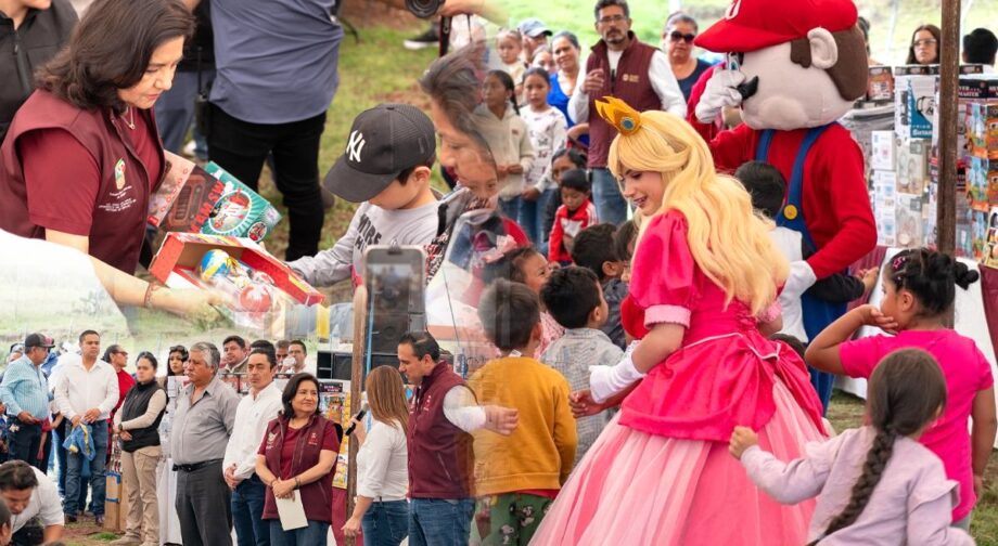 Supera expectativas jornada familiar en Huasca con más de 3 mil regalos entregados