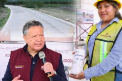 Menchaca supervisa obra carretera en Tetepango; inversión supera los 77 millones de pesos