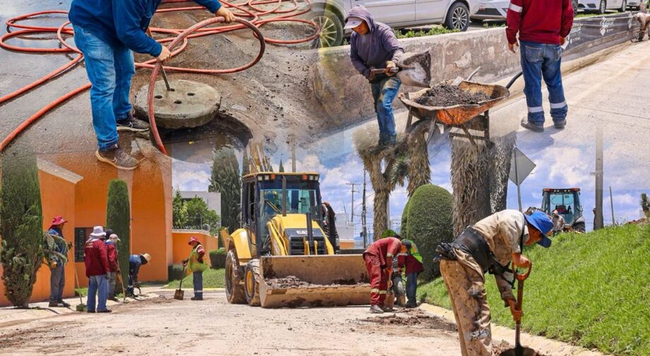 Retiran toneladas de lodo y azolve en vialidades de Pachuca tras tormenta