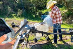 Aplican herbicidas con drones en Tepeji para mejorar la productividad agrícola