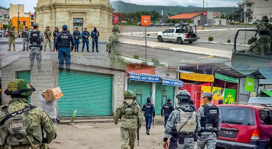 Refuerzan vigilancia en Gran Patio, Central de Abastos y Plaza Independencia de Pachuca
