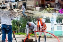 Arrastre de material provocó inundación de viviendas en colonia de Pachuca: CAASIM