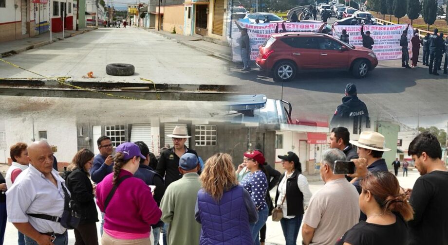 Pachuca: Tras bloqueo, autoridades prometen revisar daños en viviendas de la Rojo Gómez