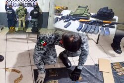 Aseguran armamento y equipo táctico durante operativo en Tula