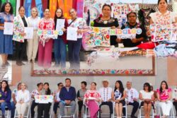 Reconocen a 101 artesanas y artesanos de Hidalgo por récord Guinness de bordados