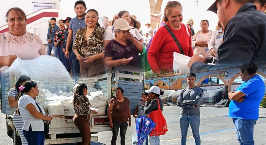 Ajacuba entrega apoyos alimenticios e insumos a más de 140 familias y beneficiarios