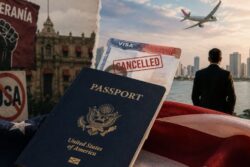 Mucha soberanía en el discurso, pero con la visa en la mano