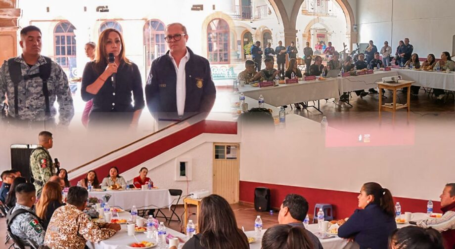 Ajacuba reúne a fuerzas federales y estatales para reforzar estrategia de seguridad regional