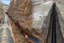 Caasim pone en operación nueva línea de alcantarillado en barrio San Juan Pachuca