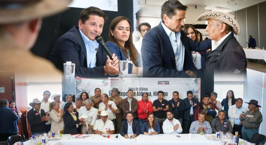 Cuauhtémoc Ochoa respalda rechazo a relleno sanitario en Tezontepec de Aldama