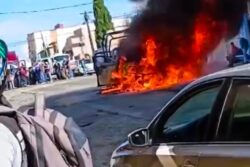 Descartan riesgo para la gobernabilidad tras quema de patrulla en Nopala