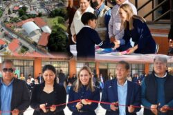 Tepeji entrega arco techo en primaria de San Francisco durante regreso a clases