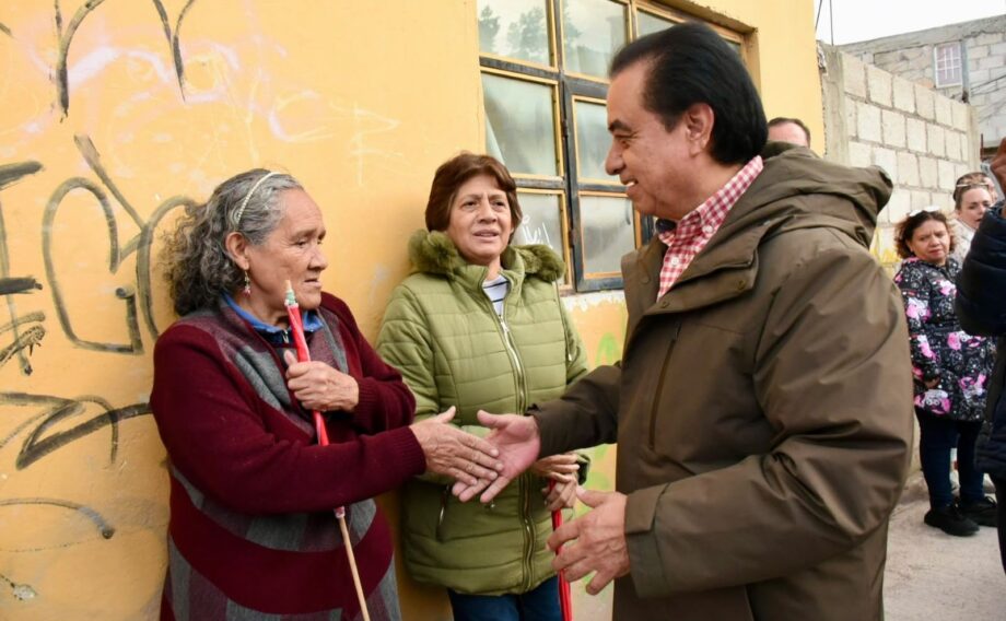 Andrés Velázquez impulsa rescate de los Barrios Altos de Pachuca