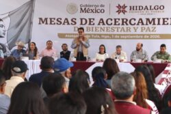 Atotonilco de Tula recibe por primera vez Mesas de Bienestar y Paz; estrenan unidades móviles