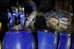Catean dos predios en Tlahuelilpan; aseguran 7 mil 600 litros de huachicol
